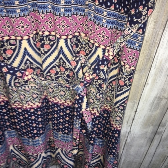 Matilda Jane Friends Forever Jocelyn Multi Print Tie Waist Dress - Picture 4 of 8